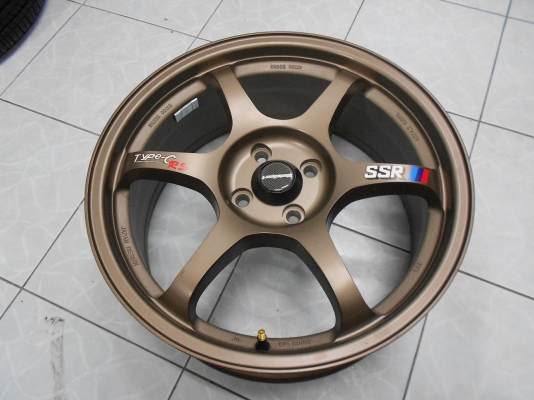 ขายล้อแม็ก SSR ขอบ 17 (4/100) ใหม่มาก ใส่แค่วันเดียว 9,900.- *NET*/ถอด ถ่วง ใส่ ฟรีค่ะ