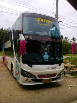 ขายด่วนรถทัวร์ 8 ล้อ 2 ชั้น HINO ช่วงล่างเขาควาย ตัวถังเชิดชัย