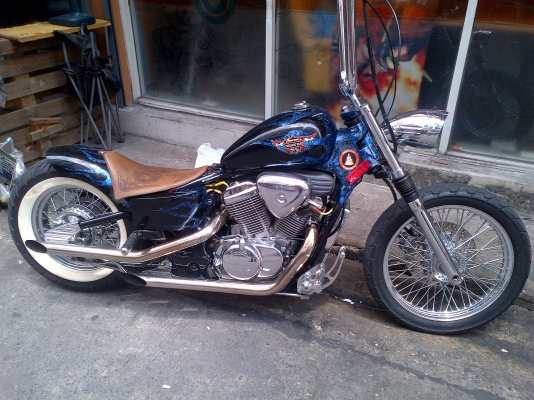 ขาย  steed 400 แต่ง old skull