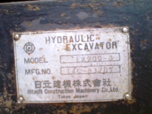 ขาย รถแบคโฮ HITACHI EX200-3 รถสวย พร้อมใช้งาน ขายเพราะไม่มีงาน.