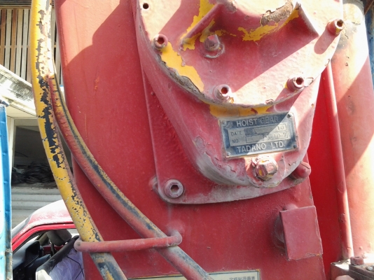 โตโยต้า ไดน่า  เครน  TADANO รถห้าง ใช้งานได้ปรกติ แจ้ง ม.89