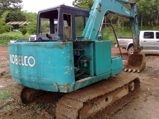 ขายถูกรถแบคโฮ KOBELCO SK60 MARK 2 เอกสารใบอินวอยท์เคื่องดีปั้มดีแรงสุดๆโซ่หนา