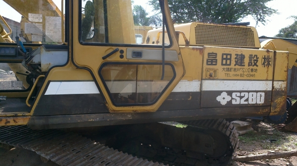 ขายรถแมคโค SUMITOMO S280  เดิมๆพร้อมใช้ ลดอีก