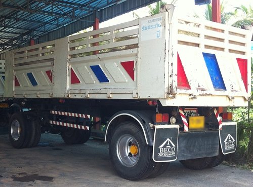ฝากขาย ISUZU DECA 240 ยูโร3 ปี53 ดัมพ์แม่ลูก 18 ล้อ สภาพเดิม