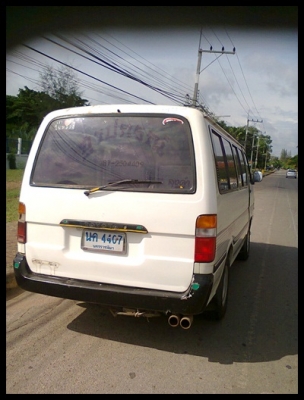 รถตู้หัวจรวด สภาพดี สวยมาก แอร์เย็นช่ำสุดๆ