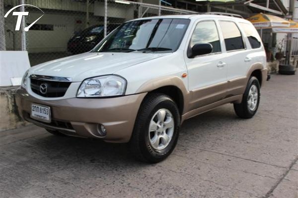 ขาย 2004 MAZDA TRIBUTE 3.0 V6 สีขาว เจ้าของขายเอง มีsunroof