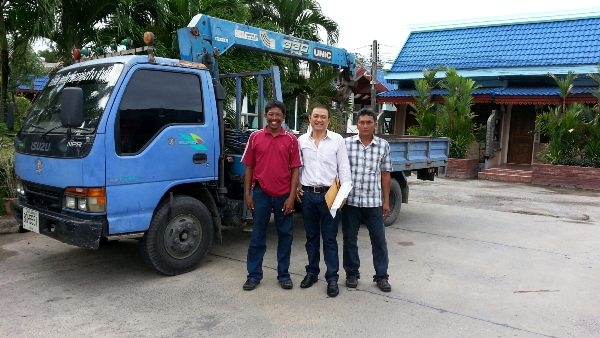 รถบรรทุก 6 ล้อติดเครน ยี่ห้อ ISUZU รุ่น NPR 130 แรงม้า รถบรรทุก 6 ล้อติดเครน ยี่ห้อ ISUZU รุ่น NPR 130 แรงม้า