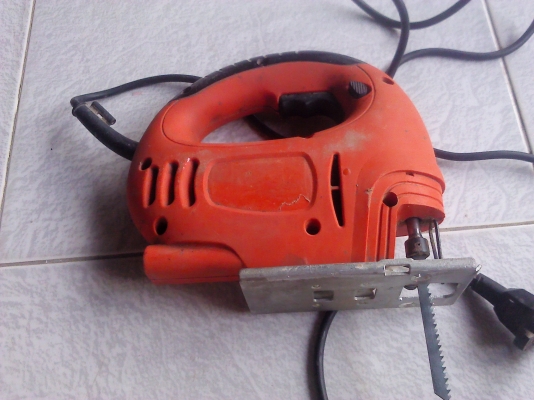 เลื่อยฉุย BLACK &amp; DECKER สภาพดีมากพร้อมใช้ปรับรอบการทำงานช้าเร็วได้