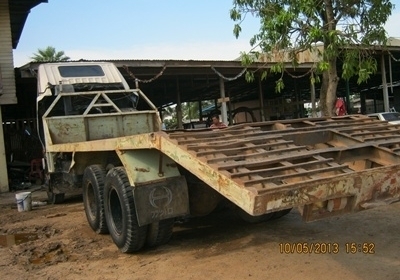 ขายรถบรรทุกสิบล้อท้ายลาด มิซูบิชิFN517M-TB เครื่อง 6D 16 แน่นมากๆๆ 195 แรงม้า