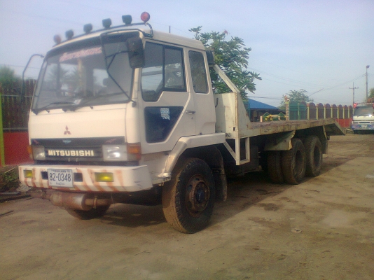ขายรถบรรทุกสิบล้อท้ายลาด มิซูบิชิFN517M-TB เครื่อง 6D 16 แน่นมากๆๆ 195 แรงม้า