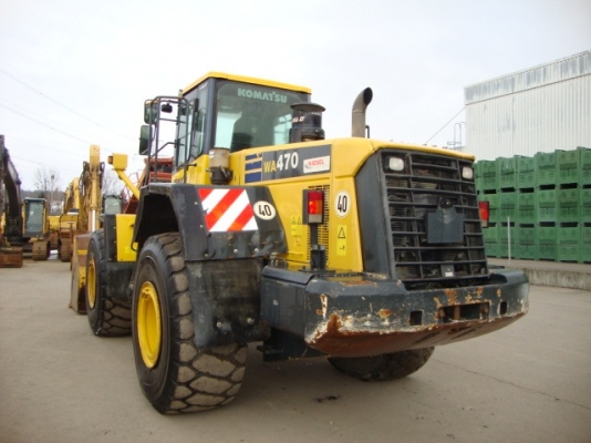 รถตักล้อยาง KOMATSU WA470-5&rlm; นำเข้าจากต่างประเทศ