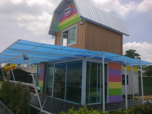 รับสร้างบ้าน  รีสอร์ท น๊อคดาวน์