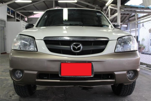 ขาย 2004 MAZDA TRIBUTE 3.0 V6 สีขาว เจ้าของขายเอง มีsunroof