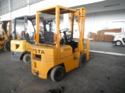 รถฟอร์คลิฟต์ 1.5ตัน TOYOTA เก่านอกไม่เคยใช้ในไทย 120000
