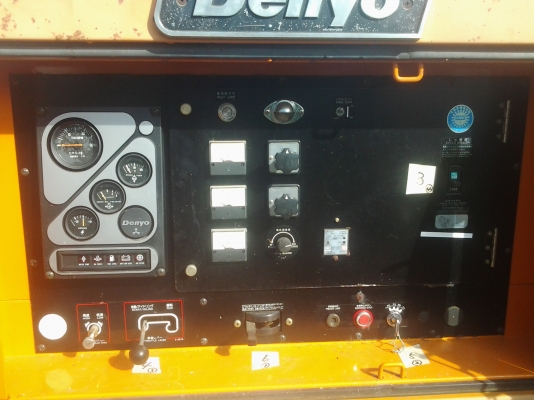 ขายเครื่องปั่นไฟ Denyo 90 Kva สภาพนำเข้าจากญี่ปุ่น