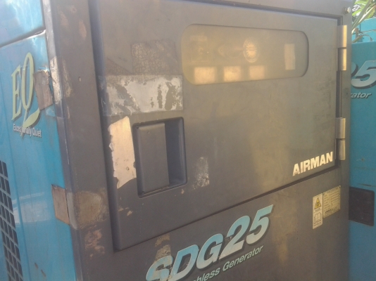 ขายเครื่องปั่นไฟAirman 25 Kva นำเข้าจากญี่ปุ่นยังไม่เคยใช้งานในไทย ขายเครื่องปั่นไฟAirman 25 Kva นำเข้าจากญี่ปุ่นยังไม่เคยใช้งานในไทย