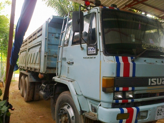 10ล้อดั้มISUZU ร็อคกี้FVZ เครื่อง195แรง6HE1รถห้างแท้ๆ