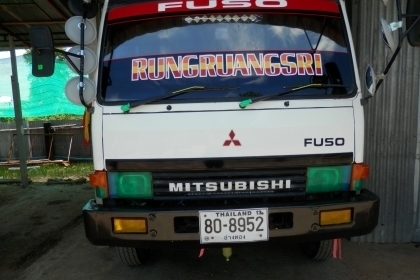 6ล้อดั้ม MITSU เครื่อง 6D14 กระบะยาว3.75เมตรกว้าง2.20ม