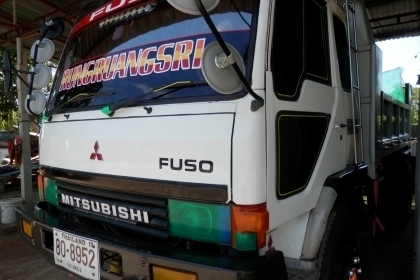 6ล้อดั้ม MITSU เครื่อง 6D14 กระบะยาว3.75เมตรกว้าง2.20ม