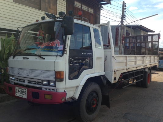 ISUZU ROCKY FTR 210 HP 6HH1 ปี 36 กระบะเหล็กความยาว 7 เมตรมีหางสไลด์ไฮดรอลิกส์ครบพร้อมใช้งาน เครื่องแน่นแรงดี ภายในเก๋งคอนโซลสวยครบ พวงมาลัยเพาเวอร์ ช่วงล่างคัชซีใหญ่สวยไม่มีดาม ยาง 9.00 ขอบ 20 สภาพดี 70\% พร้อมบรรทุกพร้อมใช้งาน เอกสารทะเบียนภาษีครบพร้อมโอ