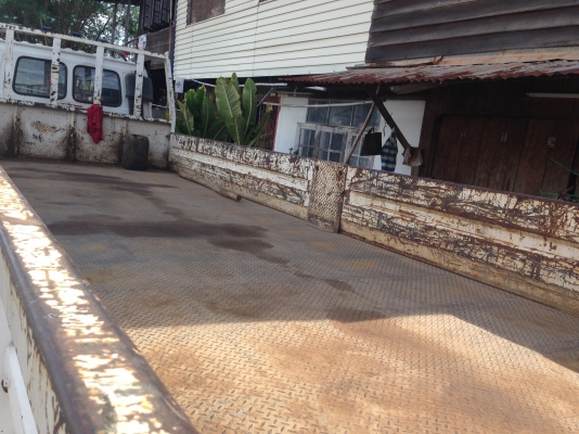 ISUZU ROCKY FTR 210 HP 6HH1 ปี 36 กระบะเหล็กความยาว 7 เมตรมีหางสไลด์ไฮดรอลิกส์ครบพร้อมใช้งาน เครื่องแน่นแรงดี ภายในเก๋งคอนโซลสวยครบ พวงมาลัยเพาเวอร์ ช่วงล่างคัชซีใหญ่สวยไม่มีดาม ยาง 9.00 ขอบ 20 สภาพดี 70\% พร้อมบรรทุกพร้อมใช้งาน เอกสารทะเบียนภาษีครบพร้อมโอ