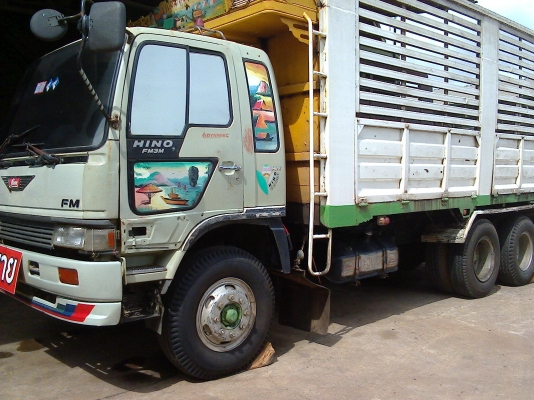 10ล้อ ดั้ม HINO fm3m กระบะดั้มพืชไร่