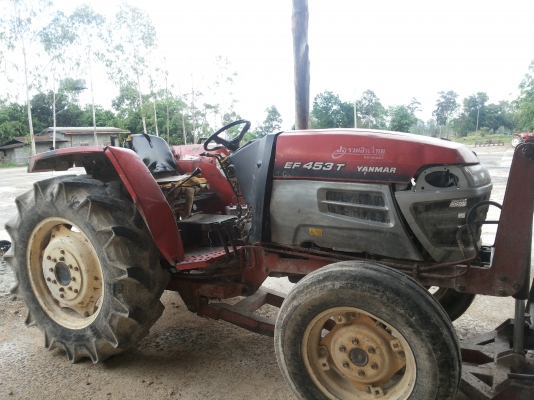 รถไถ/แทรคเตอร์ยันมาร์ 45 แรงม้า EF 453T ราคาไม่แพง ภายนอกไม่สวย ภายในสภาพดี เป็นรถลานมันไม่เคยลงน้ำ มีผานดัหน้า