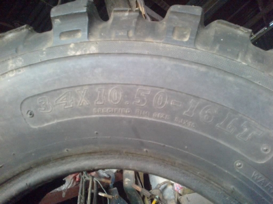 ขายยาง SUPER SWAMPER 34x10.5x16 ยางปีเก่า