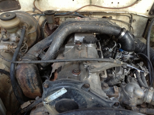 ขาย โตโยต้าม้าดำ 4x4 RN46 ปี 2523 เครื่อง 24 เทอร์โบ ช่วงล่างแท้หมดยกชุด