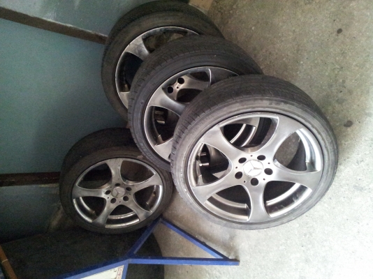 ขายล้อ benz ขอบ17 made in germany  5รู112