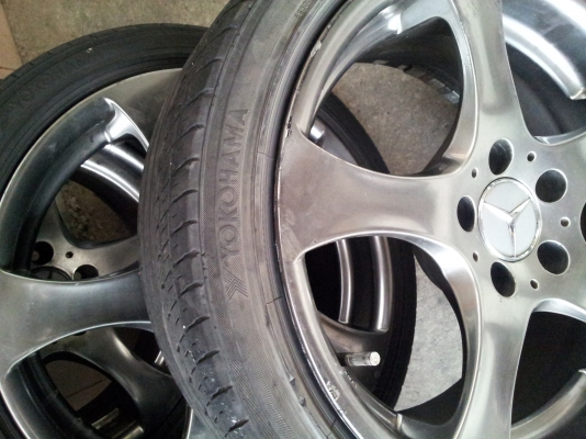 ขายล้อ benz ขอบ17 made in germany  5รู112