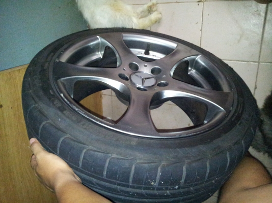 ขายล้อ benz ขอบ17 made in germany  5รู112