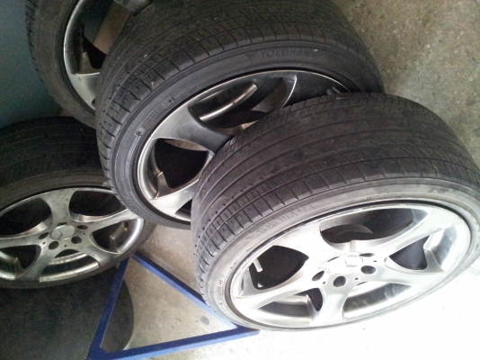 ขายล้อ benz ขอบ17 made in germany  5รู112