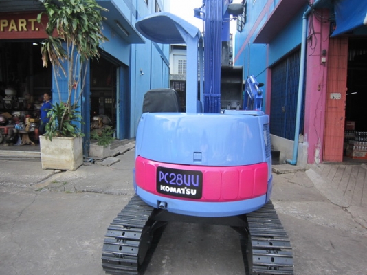 ขาย รถขุดเล็ก KOMATSU รุ่น PC28UU-2 แทร็กเหล็ก มือสองญี่ปุ่น