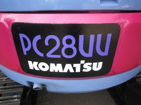 ขาย รถขุดเล็ก KOMATSU รุ่น PC28UU-2 แทร็กเหล็ก มือสองญี่ปุ่น