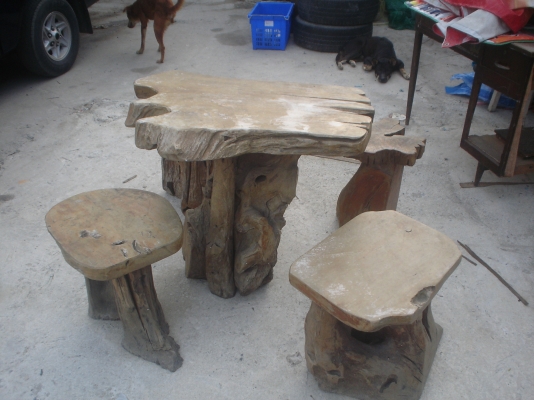 แก่นไม้สักทอง  คลาสิก  ประดับสวน  ประดับบ้าน  สวยทน