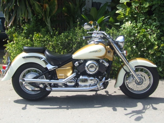 DRAGSTAR CLASSIC 400 ปี2000 เก็บงานใหม่ แต่งแบบfatboy low. <<สรรพสามิต>>