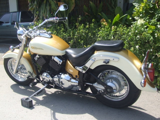 DRAGSTAR CLASSIC 400 ปี2000 เก็บงานใหม่ แต่งแบบfatboy low. <<สรรพสามิต>>