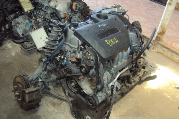 ขายเครื่องยนต์ K24A ติดช่วงล่างโช้ค ดุมล้อ แล็คพาวเวอร์ ครบชุด