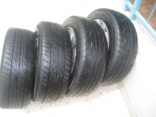 ขายล้อแม็ก Mazda3 16"x6.5" et 52.5 5รู114.3+ยางปี11,12 (081-3747940)