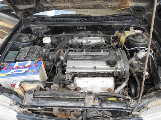 1993 MITSUBISHI, LANCER 1.5 GLXi โฉม E-CAR 92-96 สีดำ เกียร์ธรรมดา