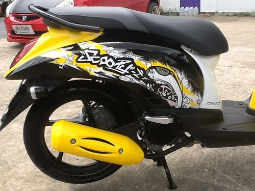 HONDA SCOOPY Iสวยแกะกล่องสภาพป้ายแดงวิ่งน้อยมีเล่มพร้อมโอน