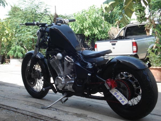 ((ลดกระหน่ำ))ขาย STEED 400 แต่ง OLD SCHOOL เก๋าจิ๊กโก๋ตัวพ่อ ขับหล่อเครื่องดีจัดคับ