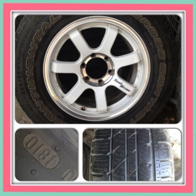 ขายแม็กมือ2Lenso RT7ขอบ 17. 6รู139 +ยางปี10 ราคา 11,900 บ ถูกๆๆ