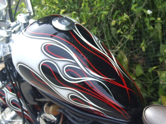 ช๊อปเปอร์ DRAGSTAR 400 ประกอบใหม่เก็บงานใหม่ แต่งโอสูล <<สรรพสามิต>>