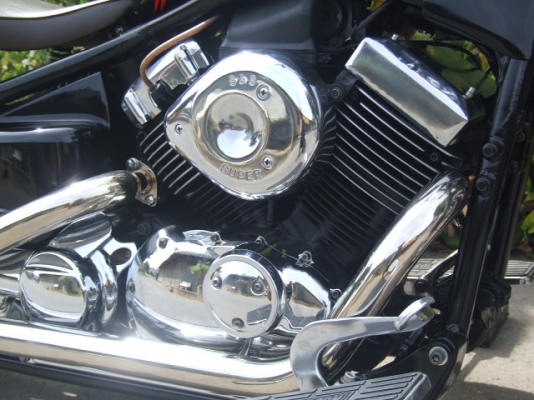 ช๊อปเปอร์ DRAGSTAR 400 ประกอบใหม่เก็บงานใหม่ แต่งโอสูล <<สรรพสามิต>>