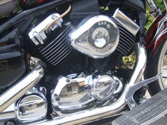 ช๊อปเปอร์ DRAGSTAR 400 ประกอบใหม่เก็บงานใหม่ แต่งโอสูล <<สรรพสามิต>>