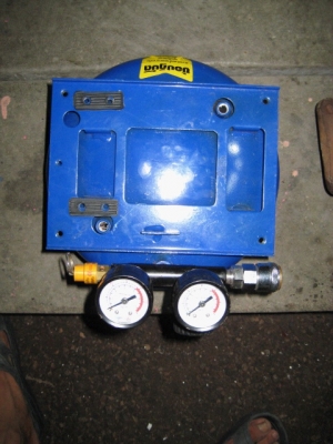 ขายถังลมพร้อมเกจ์ 1,200 ไว้ติดตั้งปั้ม 7ครีบ