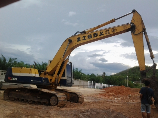 ขายแม็กโครKoMATSU 200,5รถสวยพร้อมใช้เอกสารเล่มทะเบียนเก่านอกยี่ปุ่นสิงปี