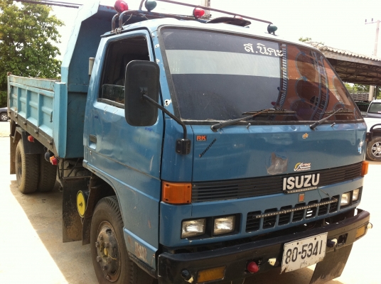 ISUZU NPR ดั้มดิน รถห้างแท้ เครื่อง 4BD1 115 แรงม้า ช่วงล่าง F แอร์เย็น เครื่องดี คัสซีสวย ทะเบียนพร้อมโอน